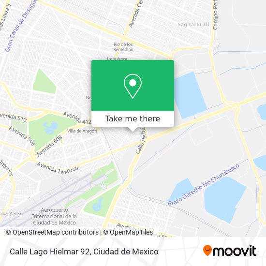 Mapa de Calle Lago Hielmar 92