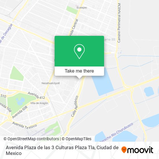 Avenida Plaza de las 3 Culturas Plaza Tla map