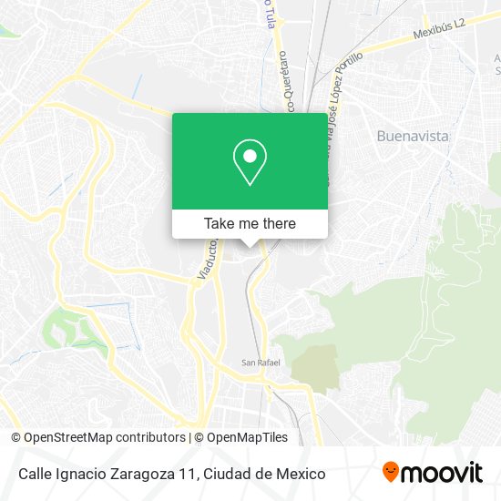 Mapa de Calle Ignacio Zaragoza 11