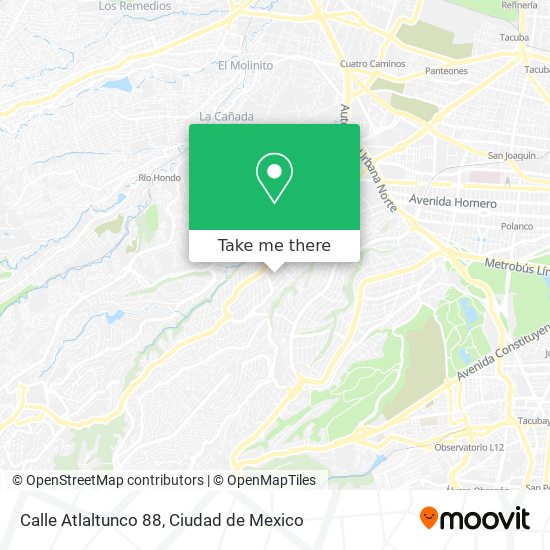 Calle Atlaltunco 88 map