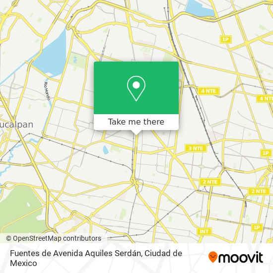 Fuentes de Avenida Aquiles Serdán map