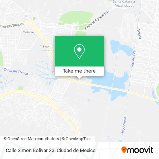 Calle Simon Bolivar 23 map