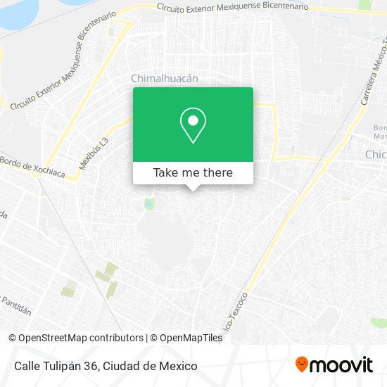 Calle Tulipán 36 map