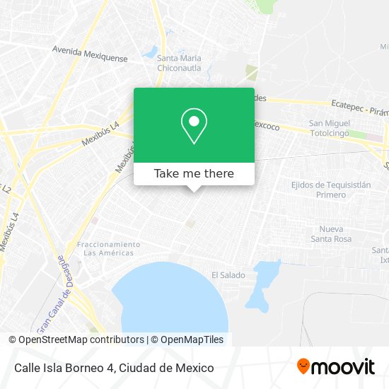 Calle Isla Borneo 4 map