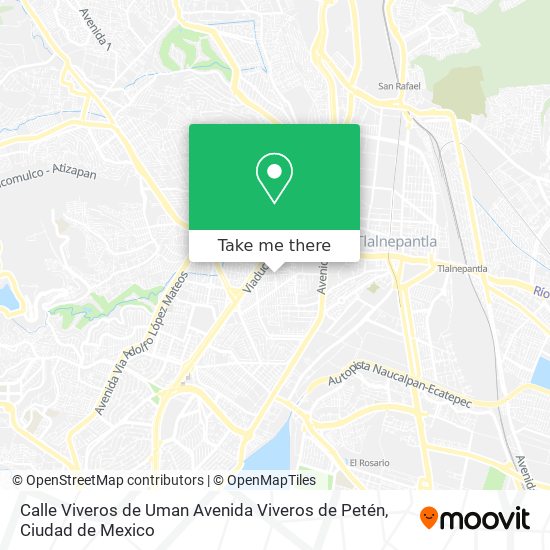 Calle Viveros de Uman Avenida Viveros de Petén map
