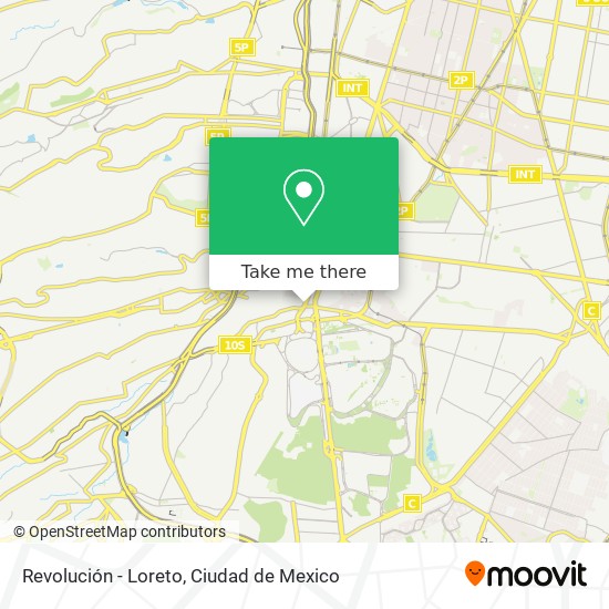 Revolución - Loreto map