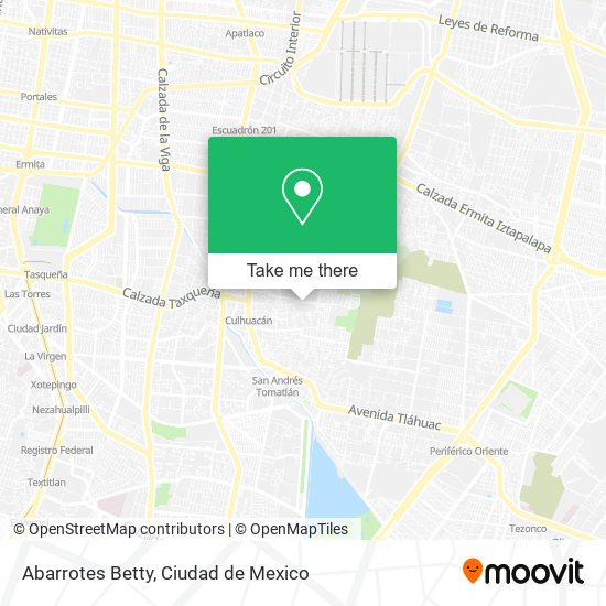 Abarrotes Betty map