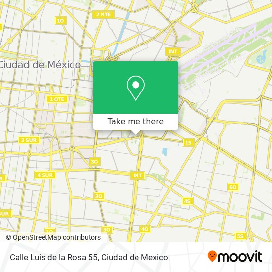 Mapa de Calle Luis de la Rosa 55