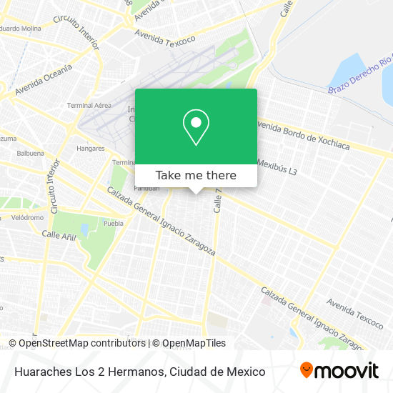 Huaraches Los 2 Hermanos map
