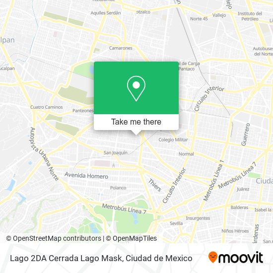 Lago 2DA Cerrada Lago Mask map