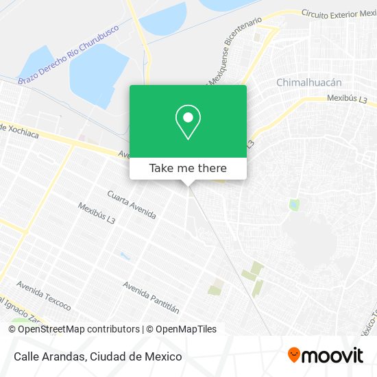 Mapa de Calle Arandas
