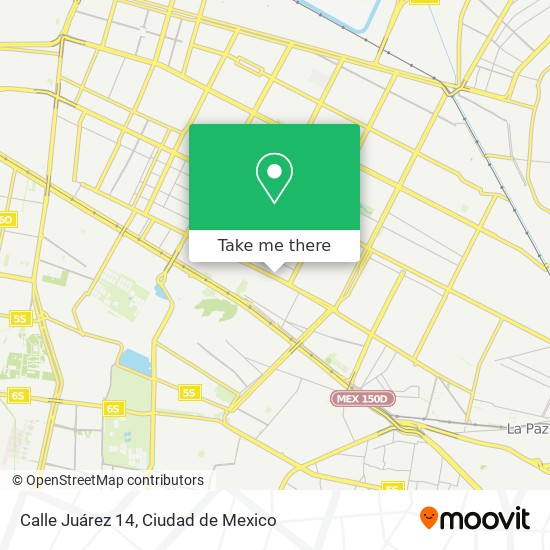 Calle Juárez 14 map