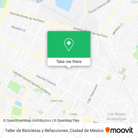 Taller de Bicicletas y Refacciones map