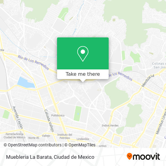 Muebleria La Barata map