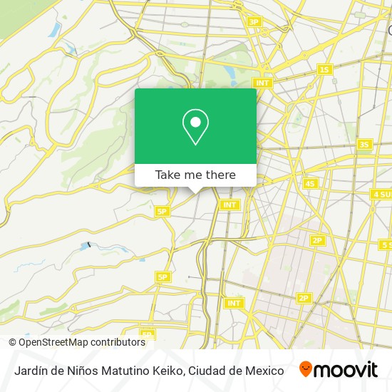 Jardín de Niños Matutino Keiko map