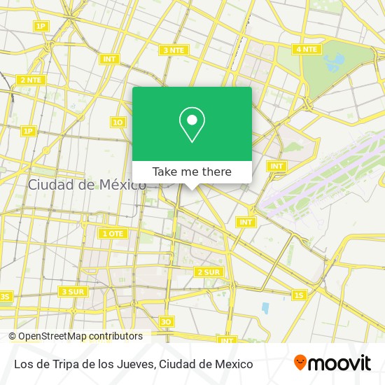 Los de Tripa de los Jueves map