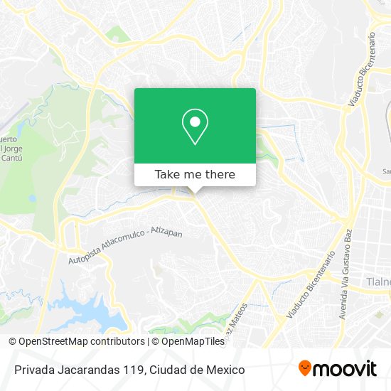 Mapa de Privada Jacarandas 119