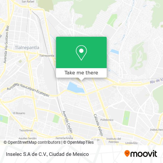 Inselec S.A de C.V. map