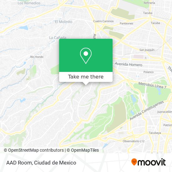 Mapa de AAD Room
