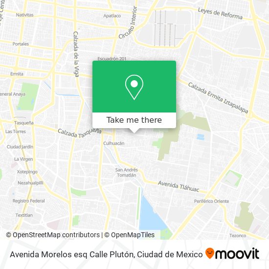 Avenida Morelos esq Calle Plutón map