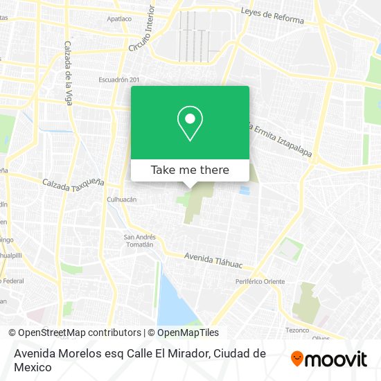 Mapa de Avenida Morelos esq Calle El Mirador