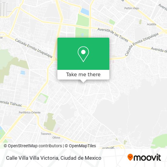 Calle Villa Villa Victoria map