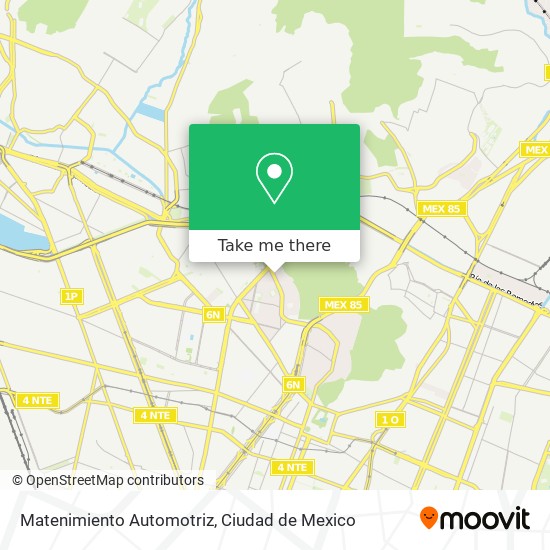 Matenimiento Automotriz map