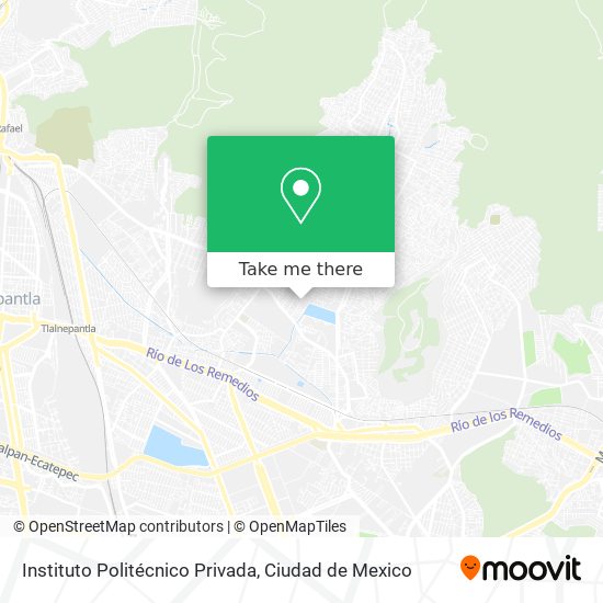 Mapa de Instituto Politécnico Privada