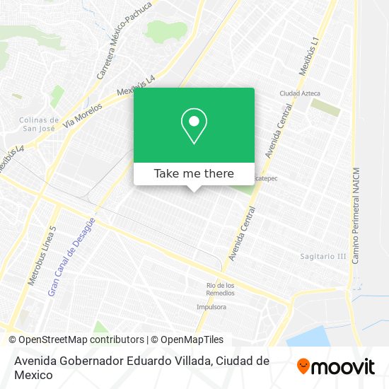 Avenida Gobernador Eduardo Villada map