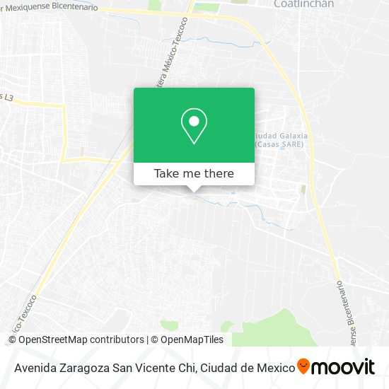 Avenida Zaragoza San Vicente Chi map