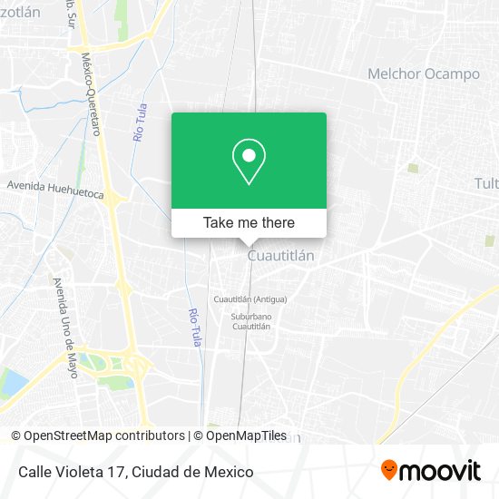 Mapa de Calle Violeta 17