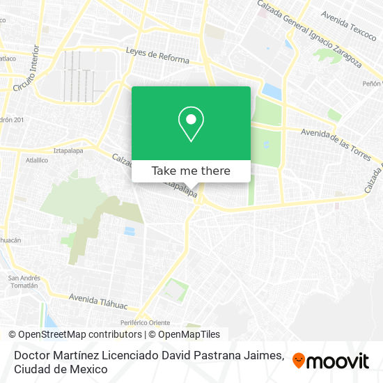 Mapa de Doctor Martínez Licenciado David Pastrana Jaimes