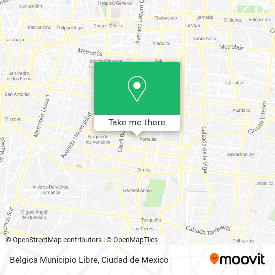 Mapa de Bélgica Municipio Libre