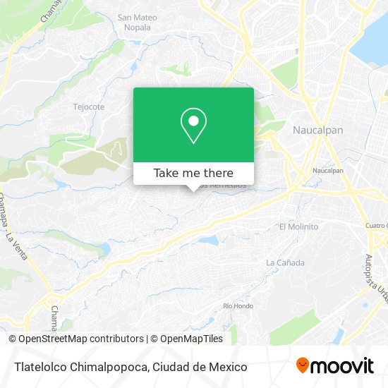 Tlatelolco Chimalpopoca map