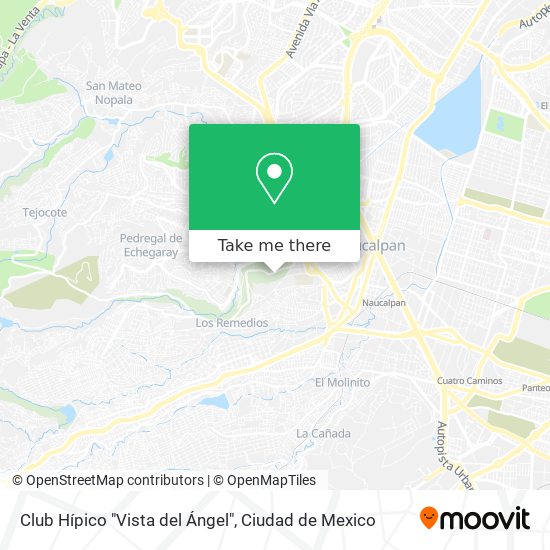 Club Hípico "Vista del Ángel" map