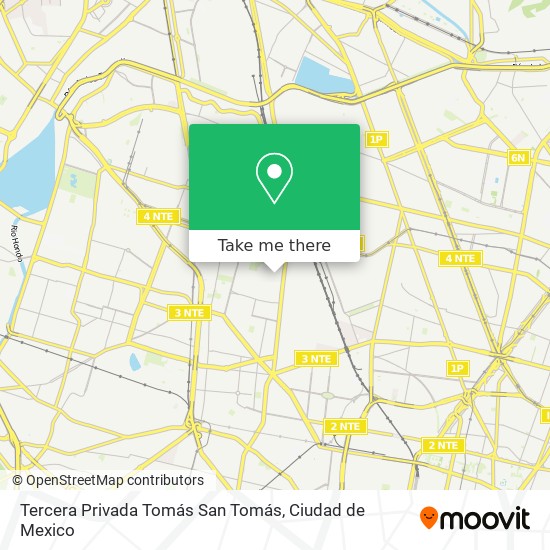 Tercera Privada Tomás San Tomás map
