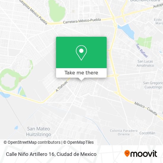Calle Niño Artillero 16 map
