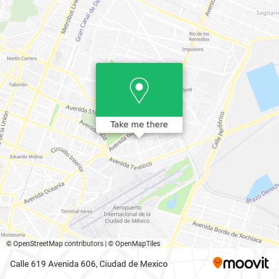 Calle 619 Avenida 606 map