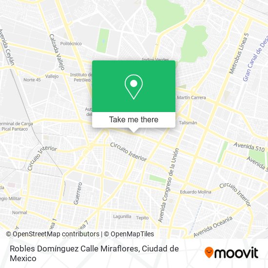 Mapa de Robles Domínguez Calle Miraflores