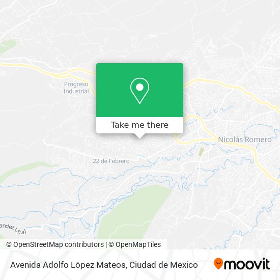 Avenida Adolfo López Mateos map