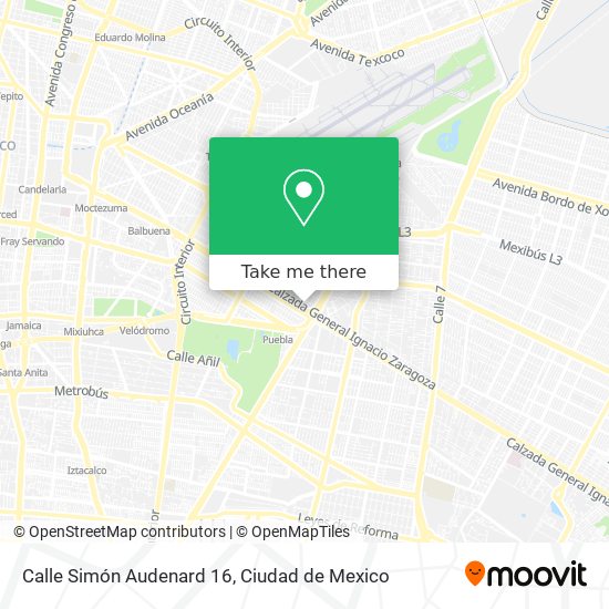 Calle Simón Audenard 16 map
