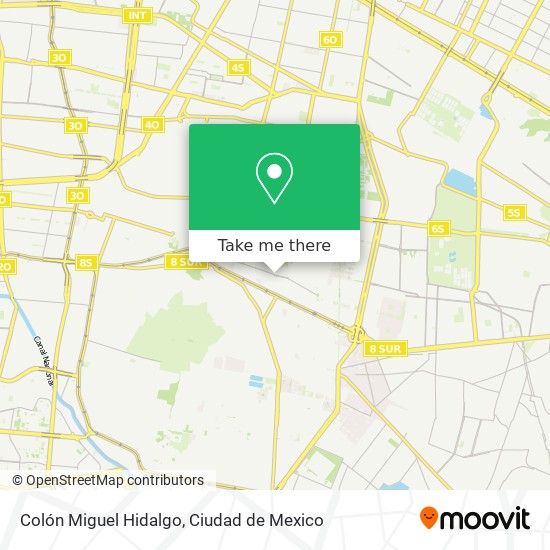 Colón Miguel Hidalgo map