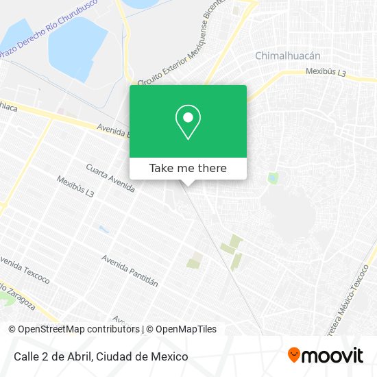 Calle 2 de Abril map