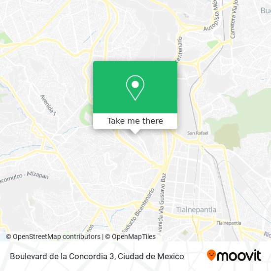 How to get to Boulevard de la Concordia 3 in Cuautitlán Izcalli by Bus or  Train?