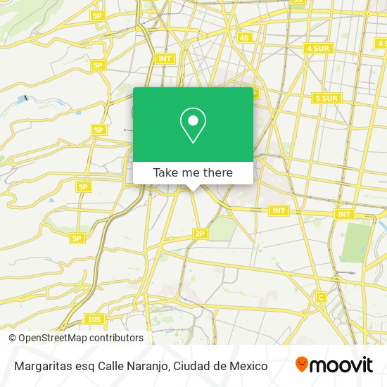 Margaritas esq Calle Naranjo map
