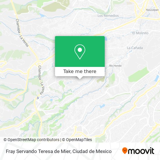 Mapa de Fray Servando Teresa de Mier
