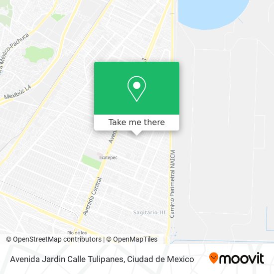 Mapa de Avenida Jardin Calle Tulipanes