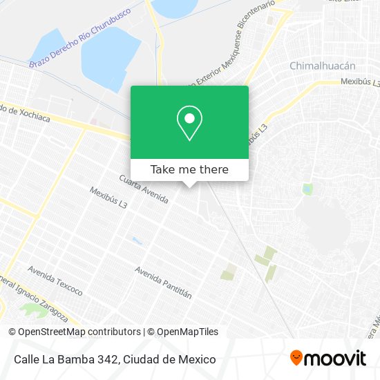 Calle La Bamba 342 map