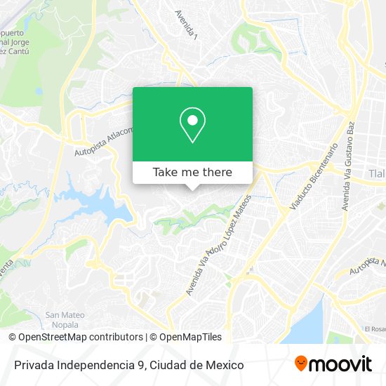 Privada Independencia 9 map