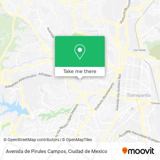 Mapa de Avenida de Pirules Campos
